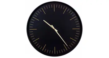 Zegary ścienne czarne